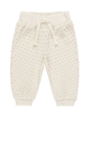 Pantalón deportivo holgado de terciopelo en color crema talla 12-18M en - Cream. Talla 12-18M (también en 18-24M, 2-3yr - QUINCY MAE - Modalova