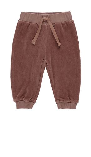 Kids Velour Relaxed Sweatpant in . Taglia 18-24M, 2-3yr, 4-5yr - QUINCY MAE - Modalova