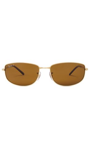 Ray-Ban Oval Sunglasses in Brown - Ray-Ban - Modalova