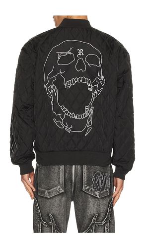 Skull Logo Quilted Bomber Jacket in . Taglia M. Also in S - Revenge - Modalova