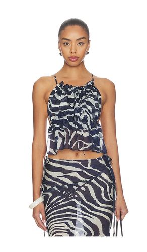 Reina Olga Maronti Top in Blue - Reina Olga - Modalova