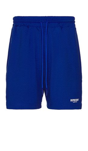 Owners club mesh short en color azul talla L en - Blue. Talla L (también en M, S, XL/1X) - REPRESENT - Modalova