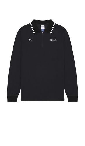 Sports long sleeve polo en color talla M en - Black. Talla M (también en XL/1X) - Rivvia Projects - Modalova