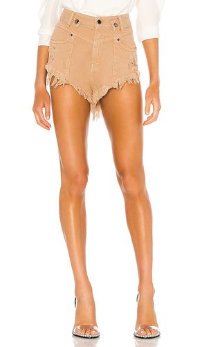 X revolve tessa shorts en color bronce talla 27 en - Tan. Talla 27 (también en 23, 25, 28, 29, 30) - retrofete - Modalova