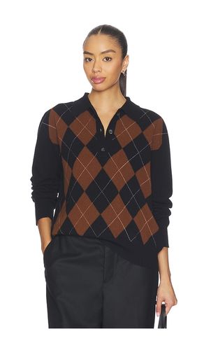 Compact Knitted Check Polo in . Size 34. Also in 36, 38 - Rohe - Modalova