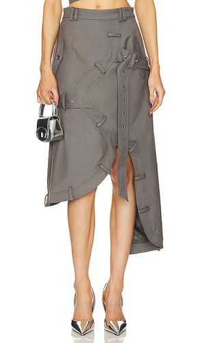 Asymmetric Belted Skirt in . Size 36/4, 38/6, 40/8 - ROKH - Modalova