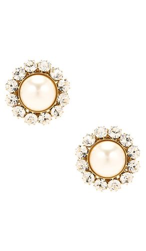 Pearl And Strass Earrings in - Rowen Rose - Modalova