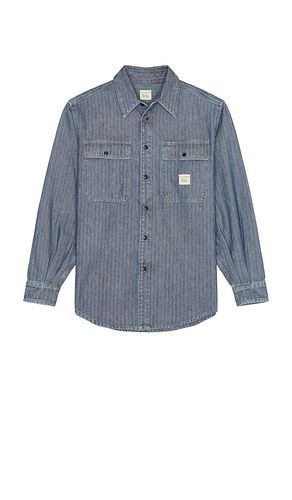 Shirt Time Off Recycled Indigo Chevron Rinse in . Size M, S - Roy Roger's x Dave's New York - Modalova