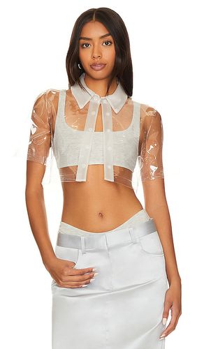 X Paatiff The Invisible Cropped Shirt in . Size XS - REVOLVE - Modalova