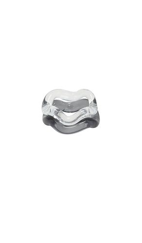 Onda Glass Set Of 2 Rings in . Size 5. Also in 6, 7, 8 - Studio Conchita - Modalova