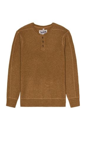 Jersey henley en color marrón talla L en - Brown. Talla L (también en M, S) - Schott - Modalova