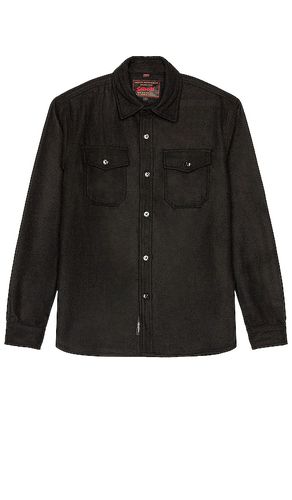 Camisa cpo wool en color talla S en - Black. Talla S (también en XL) - Schott - Modalova