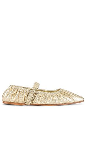 Zapatillas de ballet zadie en color oro metálico talla 35 en - Metallic Gold. Talla 35 (también en 36, 37, 38, 39) - Studio Amelia - Modalova