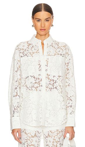 London Lace Oversized Shirt in . Taglia S - SANS FAFF - Modalova