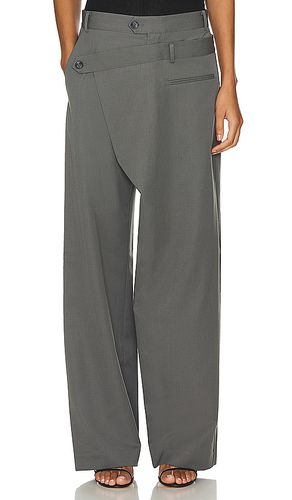 Pantalones deconstructed waist en color gris talla S en - Grey. Talla S (también en XL) - St. Agni - Modalova