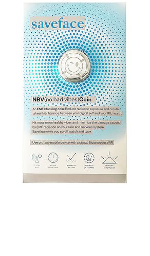 NBV(no bad vibes) Coin Anti-Radiation Blocking Decal in - SAVEFACE - Modalova