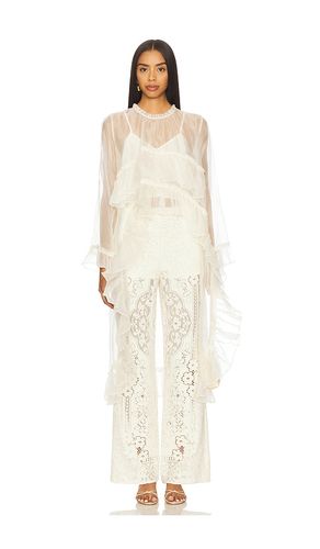 Cornelia Solid High Low Top in . Size L. Also in S - Sea - Modalova
