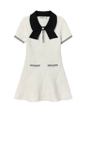 Kids Jacquard Knit Dress in . Size 4/5T, 5/6T, 6/7 - self-portrait - Modalova