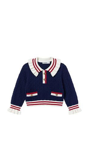 Kids Textured Knit Cardigan in . Size 4/5T, 5/6T, 6/7 - self-portrait - Modalova