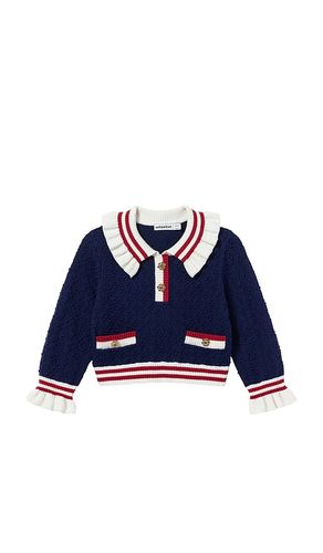 Kids Textured Knit Cardigan in . Taglia 5/6T, 6/7 - self-portrait - Modalova