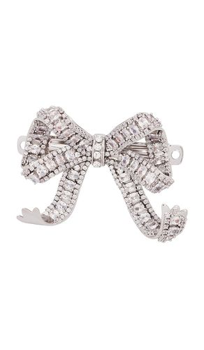 Crystal Bow Hair Clip in - self-portrait - Modalova