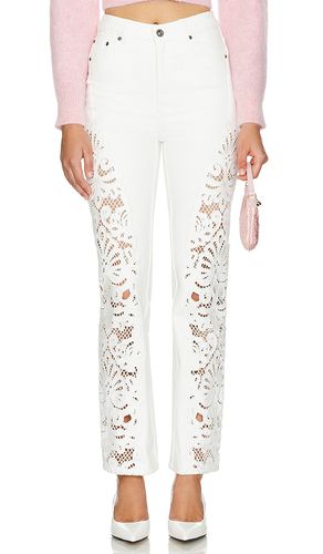 Cutwork Denim Jeans in . Taglia 27 - self-portrait - Modalova