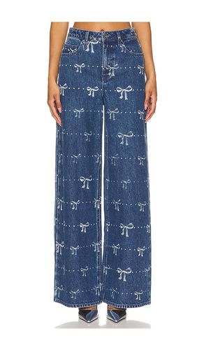 Bow Print Jeans in . Taglia 25 - self-portrait - Modalova