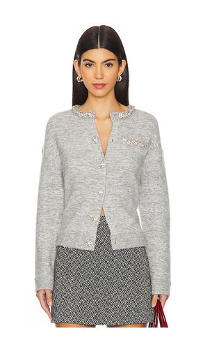 Melange Cardigan in . Taglia S, XS - self-portrait - Modalova