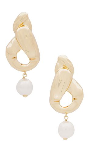 Faux Pearl Drop Earrings in - self-portrait - Modalova