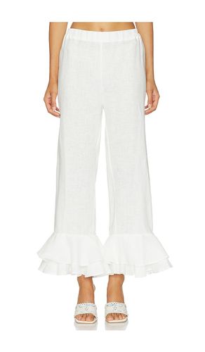 Cha-cha Linen Lounge Pants With Headscarf in . Taglia L. Also in M, S, XS - Sleeper - Modalova