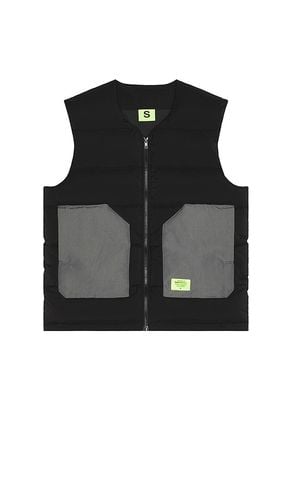 Contrast Puffer Vest in . Size M, XL/1X - SUPERVSN - Modalova