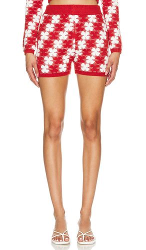 Heart clover shorts en color talla M en - Red. Talla M (también en S) - Susan Fang - Modalova