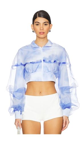 Layered Organza Cropped Jacket in . Size M, S, XS - Susan Fang - Modalova