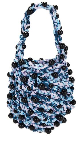 Bolso mini con cuentas de crochet en color talla all en - Blue. Talla all - Susan Fang - Modalova