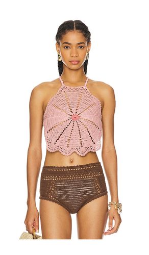 Top halter sunflower en color rosado talla M en - Pink. Talla M (también en L, S) - SHE MADE ME - Modalova