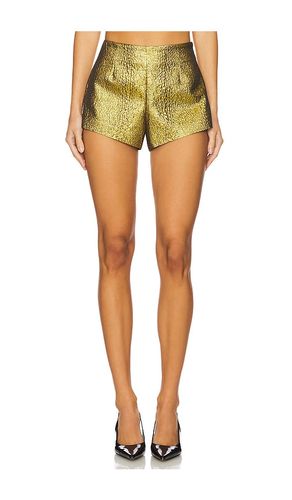 Fleur metalllic shorts en color oro metálico talla 0 en - Metallic Gold. Talla 0 (también en 2, 8) - SIMONMILLER - Modalova