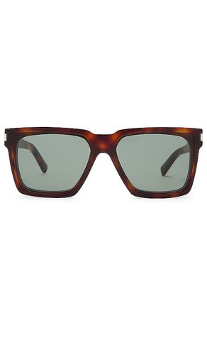 Gafas de sol en color marrón talla all en & - Brown. Talla all - Saint Laurent - Modalova