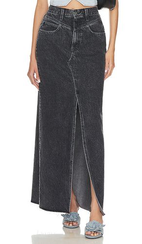 Falda larga con doble canesú dallas en color negro talla 23 en - Black. Talla 23 (también en 26, 28, 30) - SLVRLAKE - Modalova