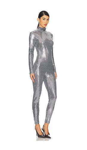 Disco jumpsuit en color plateado metálico talla L en - Metallic Silver. Talla L (también en M, S - Shoreditch Ski Club - Modalova