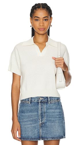 Mirabelle Relaxed Short Sleeve Polo Top in . Taglia M, S - SABLYN - Modalova