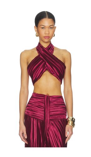 Joelle Plisse Halter Top in . Size L. Also in M, S - Sonya Moda - Modalova