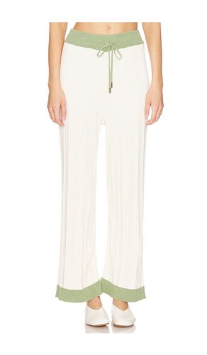 The Cielo Knit Pants in Creme Pistachio in ,. Size M, S, XL, XS - Sancia - Modalova