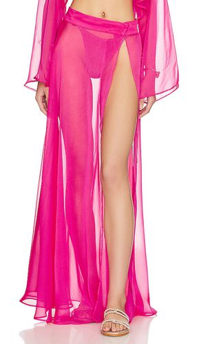 Falda larga con abertura alaia en color talla XS en - Pink. Talla XS (también en L, M, S) - Shani Shemer - Modalova