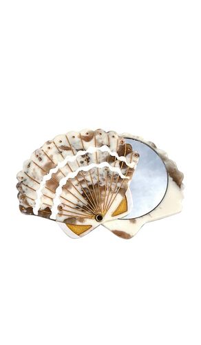 Espejo seashell compact mirror en color marrÃ³ talla all - Solar Eclipse - Modalova