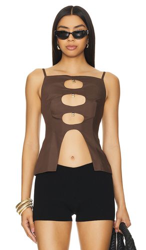 Dems top en color talla 36/S en - Brown. Talla 36/S (también en 38/M) - SIEDRES - Modalova