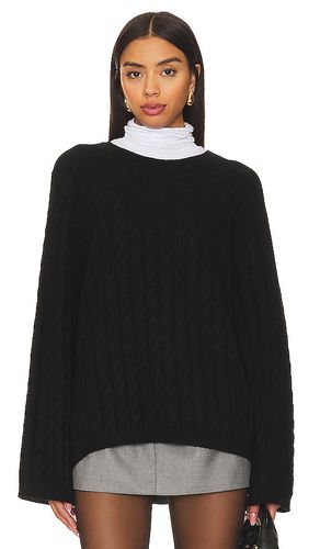 Suéter de punto trenzado en color talla M en - Black. Talla M (también en S) - Rue Sophie - Modalova