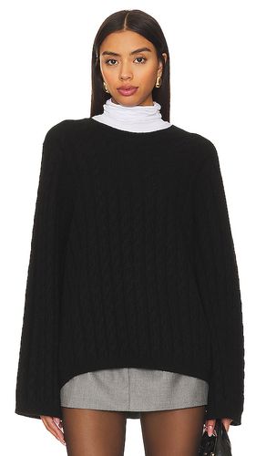 Suéter de punto trenzado en color talla XL en - Black. Talla XL (también en XS, XXL) - Rue Sophie - Modalova