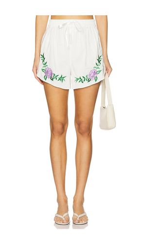 Embroidered shorts en color blanco talla L (también en M, S, XS) - SWF - Modalova