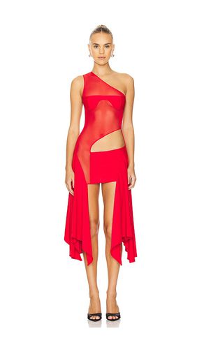 X REVOLVE Tricot Mesh Dress in . Taglia S, XS - Sketch-Y - Modalova