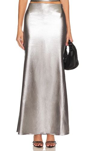 Metallic Maxi Train Skirt in . Size 36 - ROTATE - Modalova